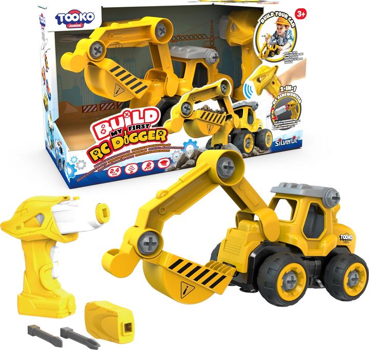 Actual product image Silverlit Tooko Build My First Digger