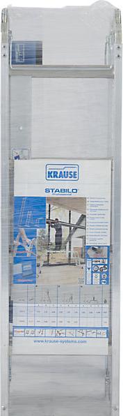 Image du produit Krause Escabeau universel articulé STABILO, utilisable comme échelle ou escabeau, 4 x 4 (Échelle simple, 575 cm)