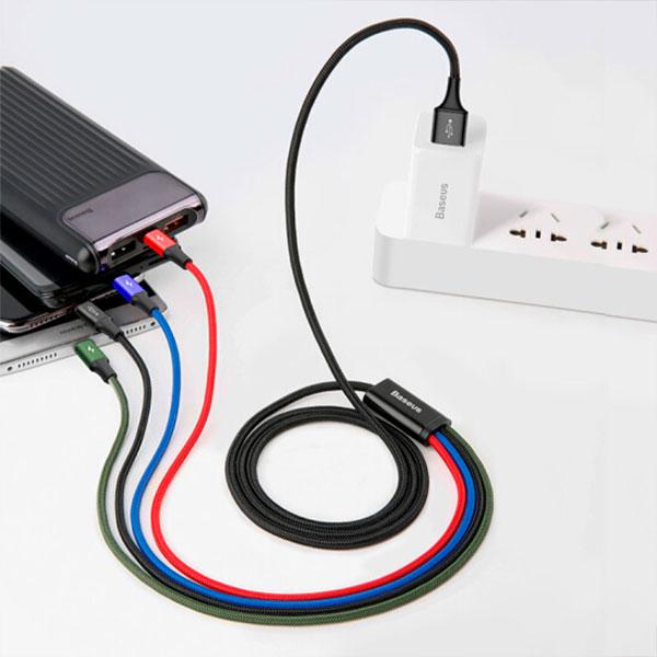 Immagine prodotto Baseus USB 4in1 (1.20 m, USB 2.0)