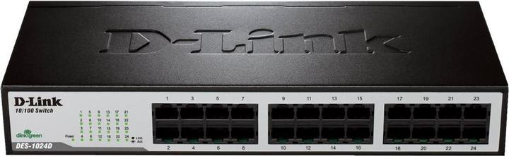 Produktbild D-Link Netzwerk Switch RJ45 DES-1024D 24 Port 100 MBit/s (DES-1024D) (24 Ports)
