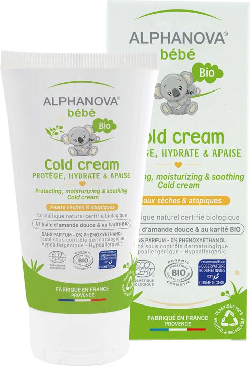 Image du produit Alphanova bébé Cold cream Bio (50ml)
