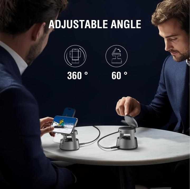 Actual product image 4smarts Wireless Charger Aura Sound, Induktion Ladestandard: Qi2 (30 W)