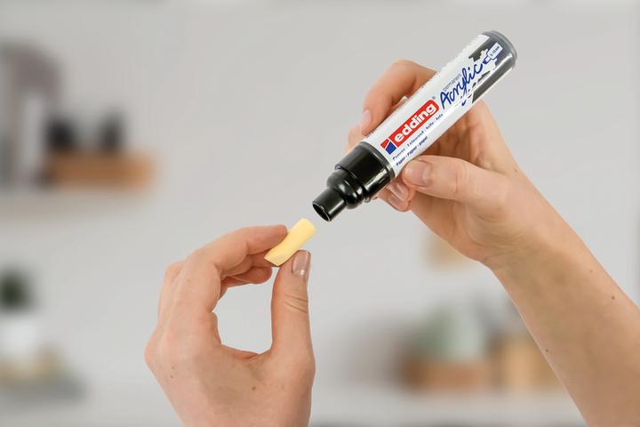 Produktbild Edding Acrylic Marker Ersatzspitzen (Weiss, 10 mm, 5 x)