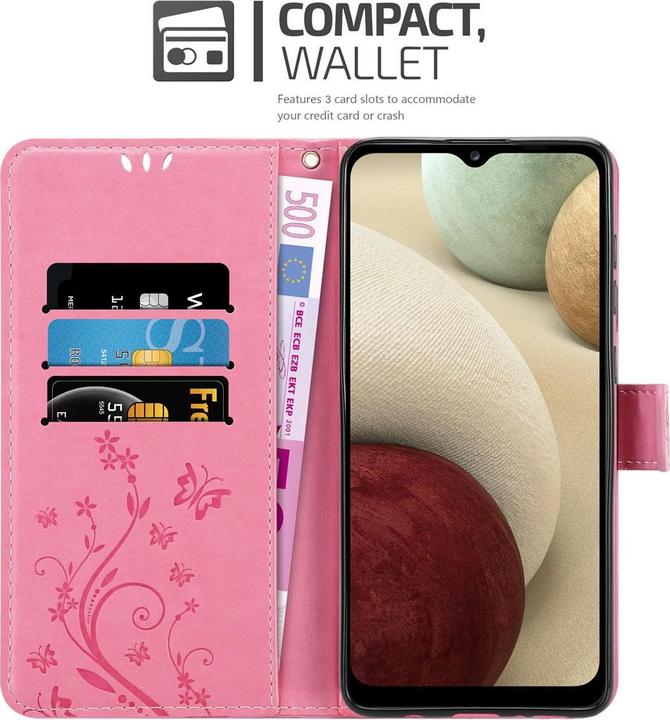 Image du produit Cadorabo Couverture du livre de fleurs (Samsung Galaxy A12)