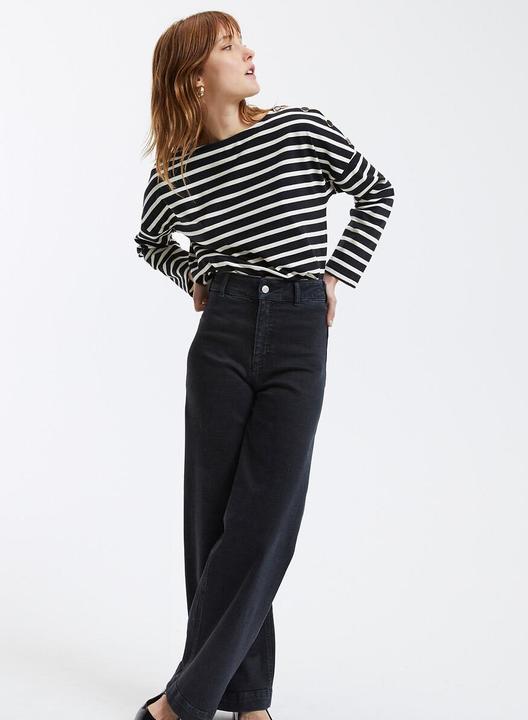 Produktbild La Redoute Collections Ringelshirt Signature AIMIE mit lockerer Schnittform (XS)