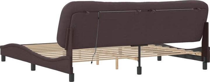 Actual product image VidaXL Bed frame with LED fabric (200 x 200 cm)