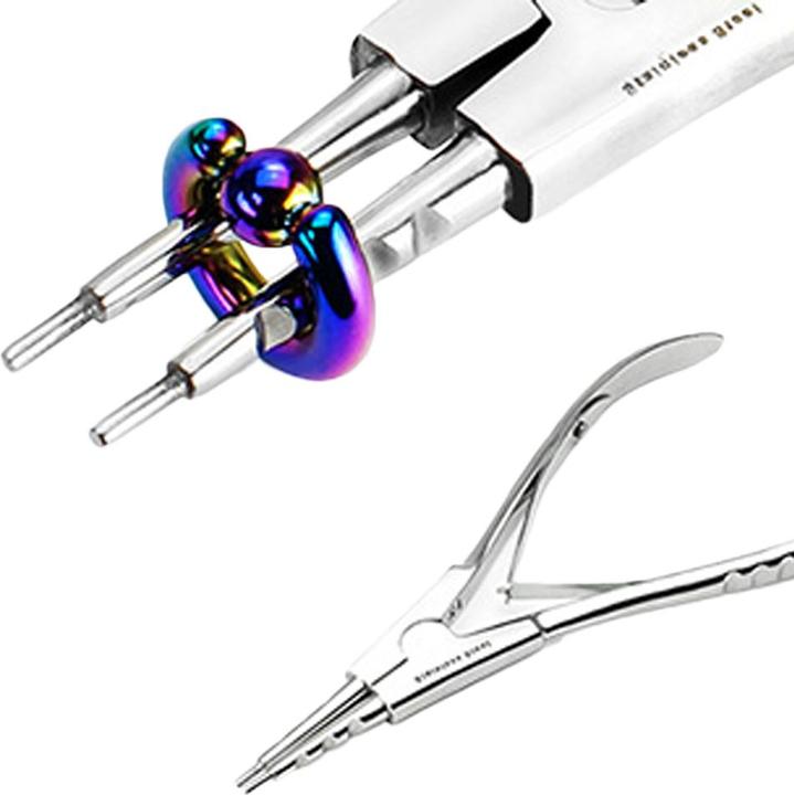 Star Piercing XL Ring Öffnungszange (Nr. 8) (ohne Messing, Chirurgenstahl 316L)