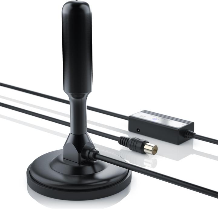 Produktbild Aplic digitale DVB-T2 Antenne aktiv (Flachantenne, 30 dB, DVB-T / -T2)