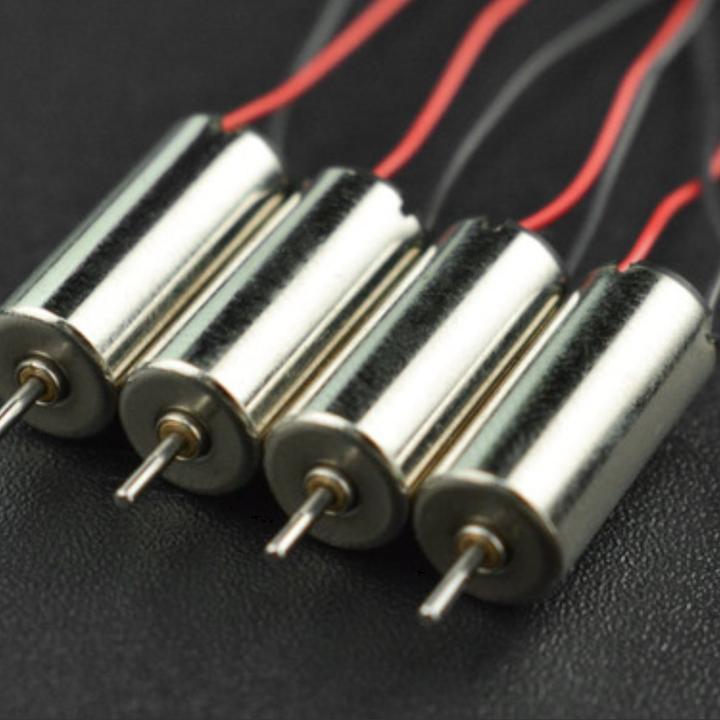 Actual product image DFRobot 6x14mm Coreless Micro Motor 4pcs.