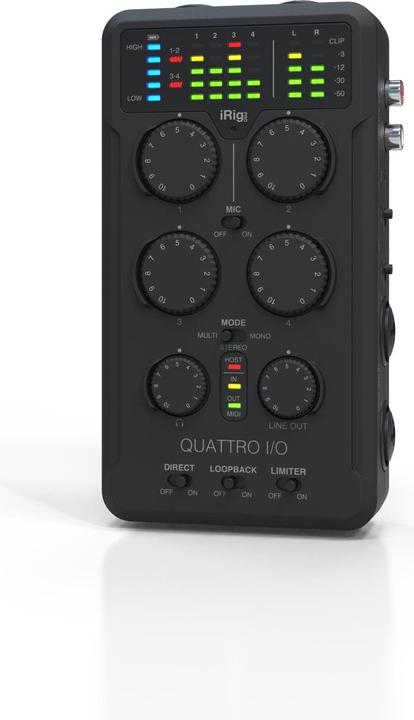 Produktbild IK Multimedia Audio Interface IRig Pro Quattro I/O Deluxe (USB)