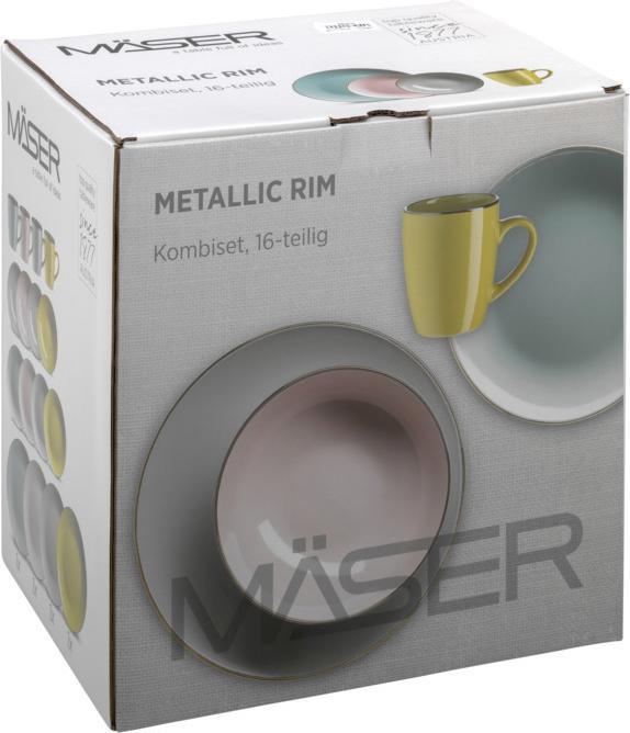 Actual product image Mäser Metallic Rim (16 Piece)