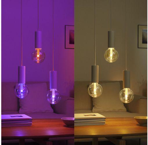 Productafbeelding Philips Hue Witte & gekleurde sfeerlichtgids reuze wereldbol (E27, 6.80 W, 500 lm, 1 x, G)
