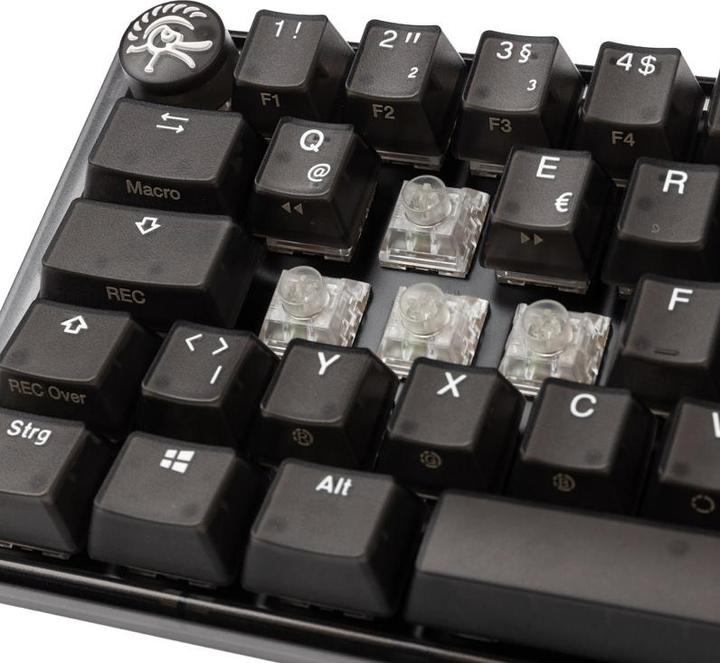 Actual product image Ducky One 3 Aura Black Mini Gaming Keyboard, RGB LED - Kailh Jellyfish Y (DE, Cable)
