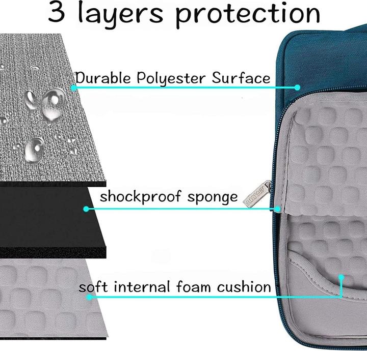 Image du produit Only-Bags.Store Housse pour ordinateur portable Compatible avec MacBook Air/Pro, 13-13.3 pouces, Compatible avec (13")