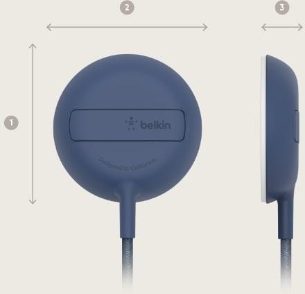 Produktbild Belkin Tragbares MagSafe Ladepad (15 W)