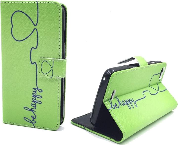 Actual product image König Design Protective Case for Wiko Lenny Be Happy Green Bag Cover Case + 1 Armour Protection Glass New (Lenny)