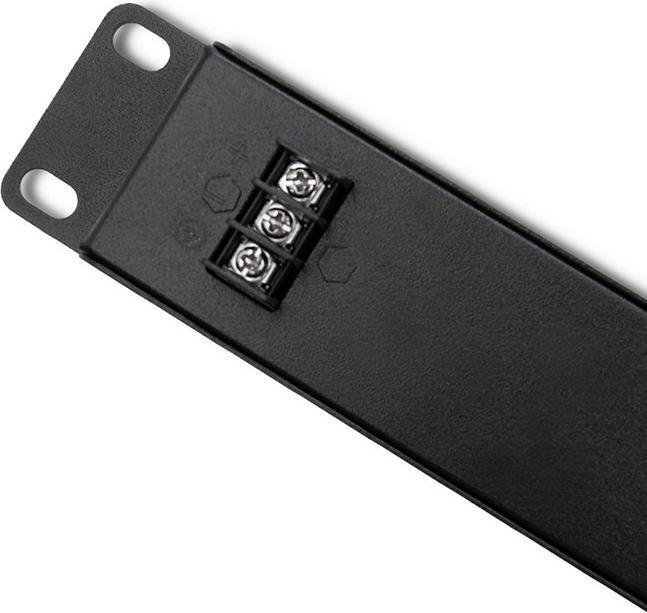 Produktbild Qoltec 54477 Patchpanel RACK 48V 24 Anschlüsse Passiver PoE-Injektor 1000m Schwarz (Proprietär 48V)