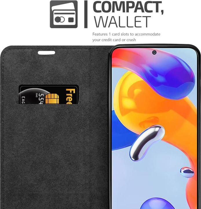 Productafbeelding Cadorabo Hoesje voor Xiaomi RedMi NOTE 11 PRO 4G / 5G in Boek Invis. Magneetstijl (Redmi Note 11 Pro 5G, Xiaomi Redmi Note 11 Pro)