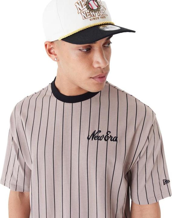 Immagine prodotto New Era Camicia oversize - PINSTRIPE marrone cenere - L (L)