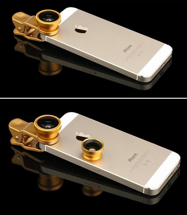 Image du produit PhoneLook Objectifs photos pour smartphone avec clip universel (3 en 1)
