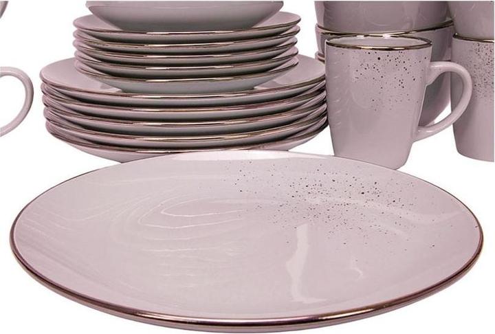 Actual product image Tavola Geschirrset Lucca 30-teilig pink (18 Piece)