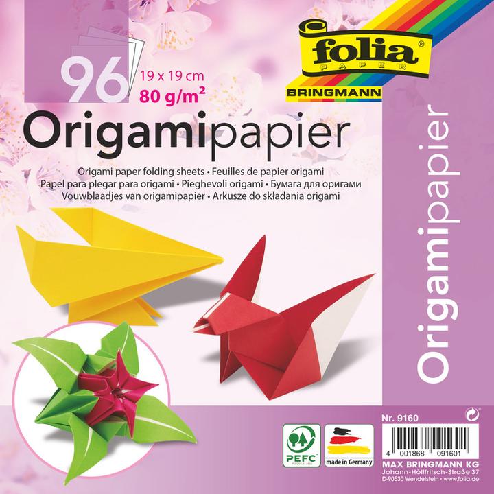 Image du produit Folia 9160 Papier d'art Papier d'art 96 feuilles (80 g/m², 96 x)