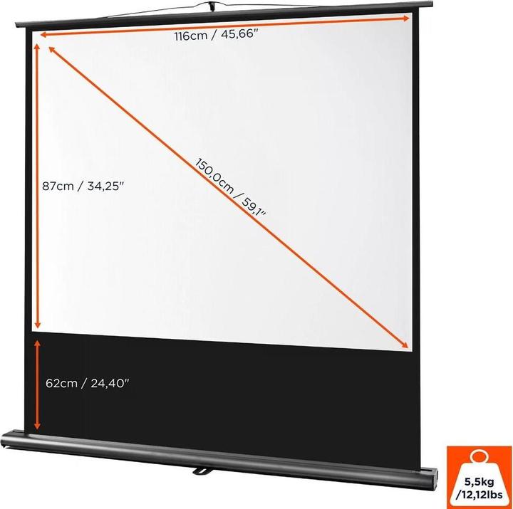 Actual product image Celexon Ultramobile Professional (57", 4:3)