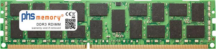 Actual product image PHS-memory 32GB RAM Memory for Dell PowerEdge R510 DDR3 RDIMM 1333MHz (Dell PowerEdge R510, 1 x 32GB)