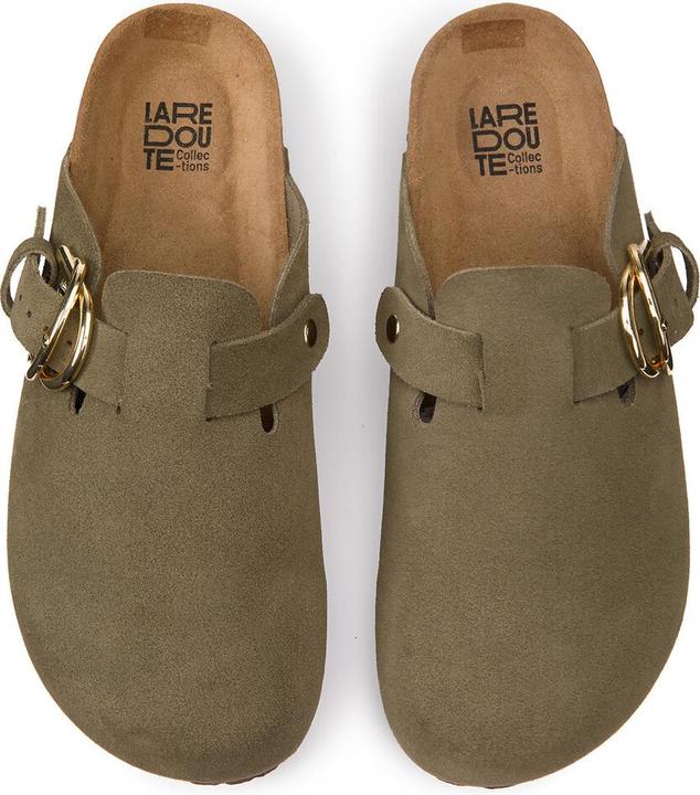 Actual product image La Redoute Collections Suede mules (41)
