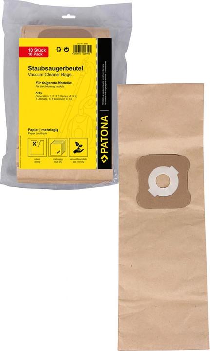 Produktbild Flickbee Staubsaugerbeutel Papier für Kirby G1-G10 (10 Stk.)