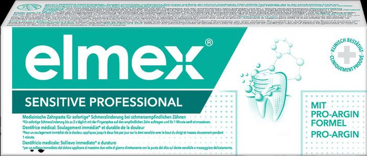 Nährwerte und Zutaten Elmex Sensitive Professional (20 ml)