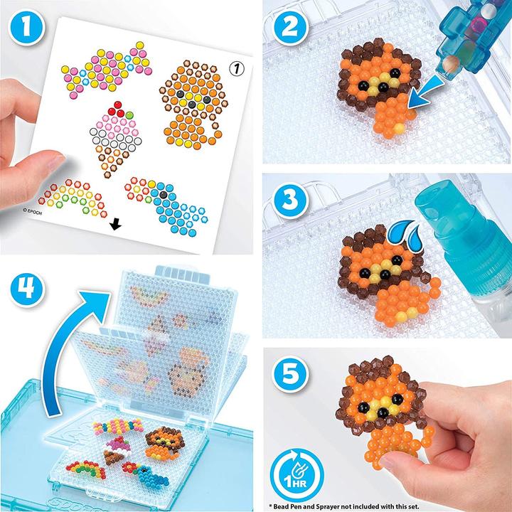 Actual product image Aquabeads 2400 colourful craft beads refill pack - refill set