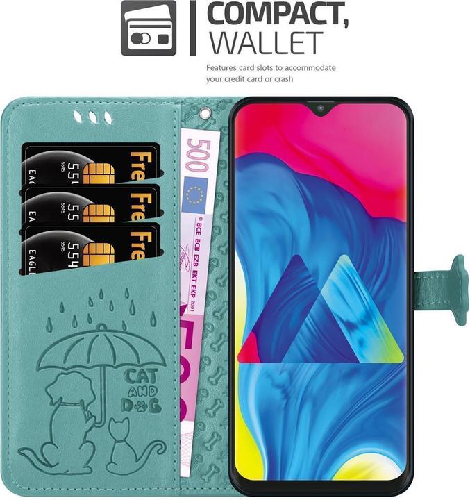 Image du produit Cadorabo Book Chiens & Chats Couverture (HTC One M10, Samsung Galaxy A10)