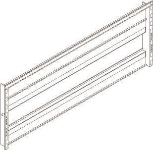 Produktbild Eaton DIN afdaekning 4 x 1,5 modul saet, lysningsmål pr. 4 modul dinskinne er 431mm svarende til 12stk