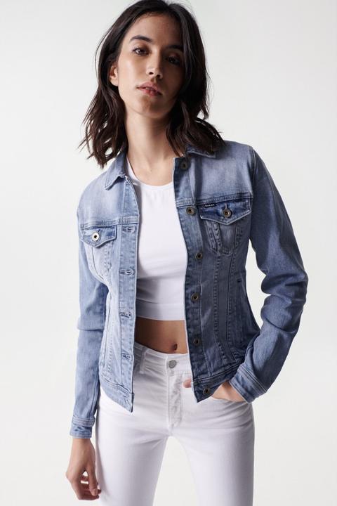 Salsa Jeans Jeansjacken Denim Trucker Jacket