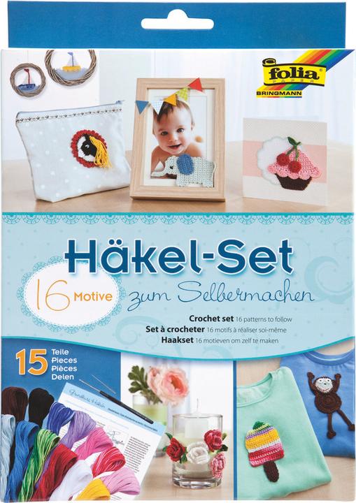 Magni Crochet set, 15 pieces for 16 crochet motifs
