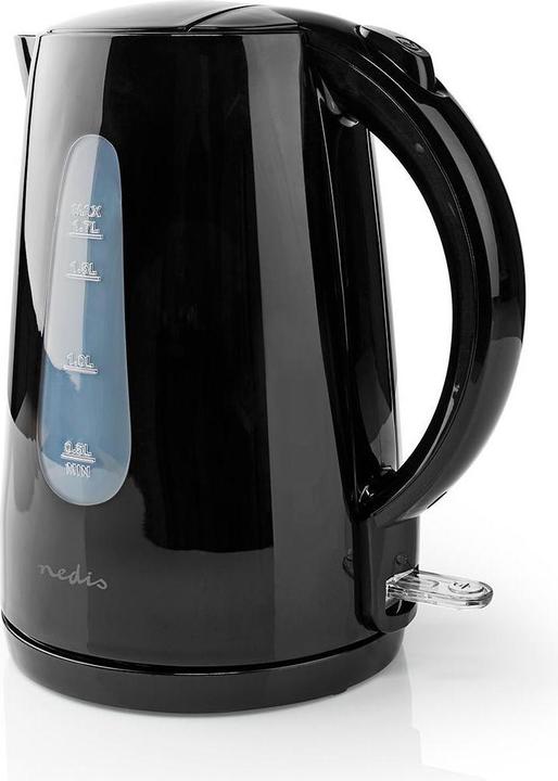 Produktbild Nedis Wasserkocher 1.7 l Plastik Um 360 Grad drehbar Verdecktes Heizelement Strix® Controller Boil-D (1.70 l, EU-Stecker)