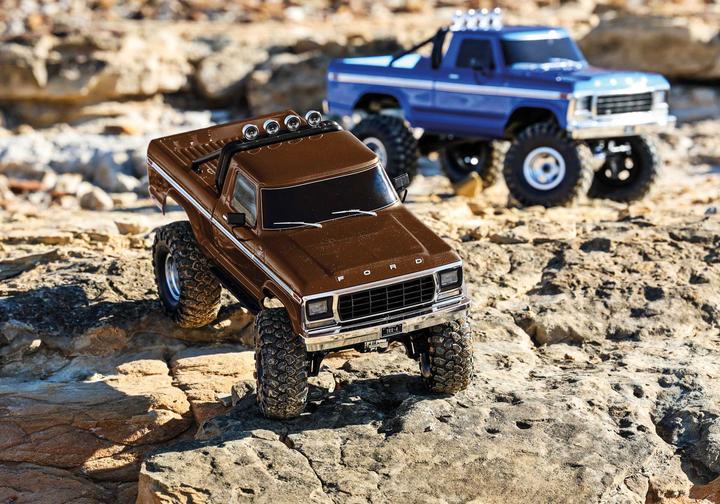 Image du produit Traxxas TRX-4 79 Ford F150 High-Trail Electro Brushed Crawler 4WD 1:10 RTR Marron (RTR Prêt à fonctionner)