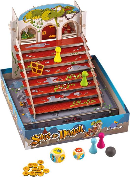 Image du produit Blue Orange BLOD0098 - Save The Dragon - Jeu de société, pour 2-4 joueurs, dès 5 ans (Italien)