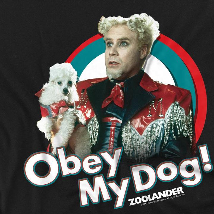 Produktbild Zoolander Obey My Dog TShirt (4XL)