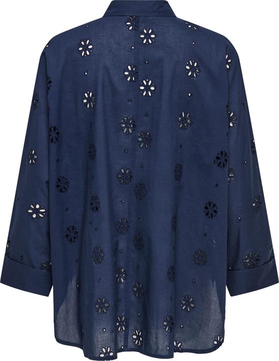 Produktbild Only Onlnew Lina Grace Ls Brod Angl Shirt Wvn (XL)