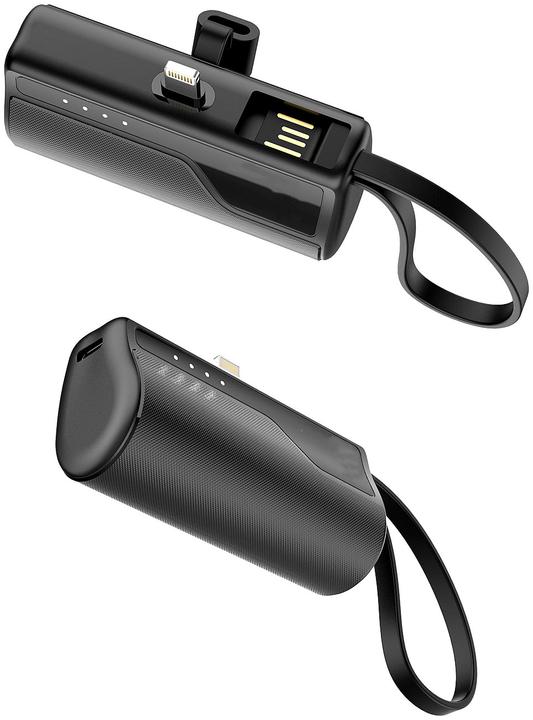 Produktbild Revolt Mini-Powerbank für iPhone und iPad, 8-PIN-Stecker, 4.500 mAh, 10 Watt (4500 mAh, 10 W)