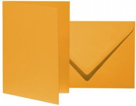 Immagine prodotto Artoz 10 biglietti pieghevoli con buste Mosaico DIN B6 papaya (10 x, B6)