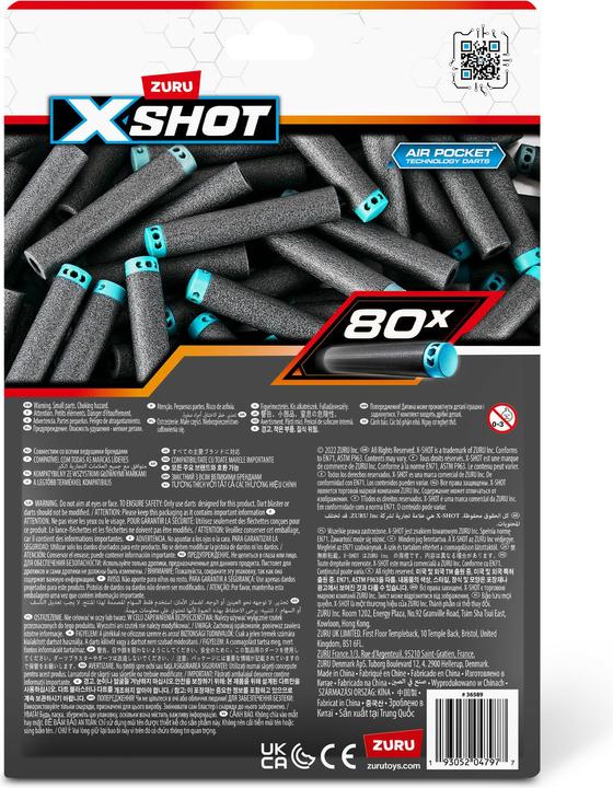 Produktbild Xshot X-SHOT-EXCEL-DART REFILL (80 PCS),S1,FOI
