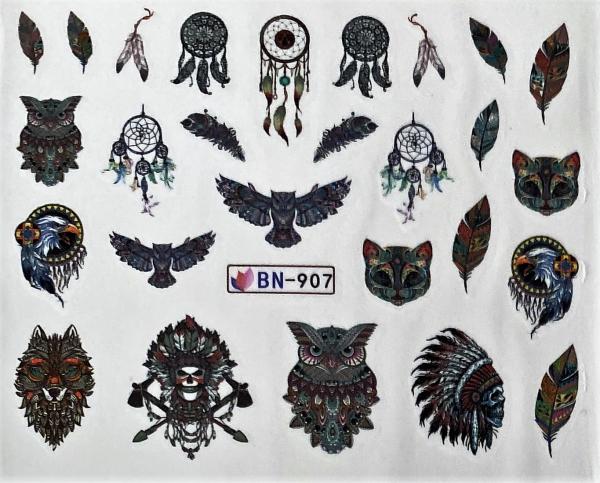 Produktbild Nagellack24 Nail Art Sticker Wassertransfer 907 (Nagellackentferner)