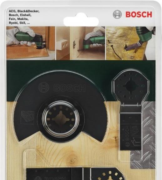 Produktbild Bosch Zubehör Starlock Starter-Set Holz, 3-teilig, für Multifunktionsgeräte