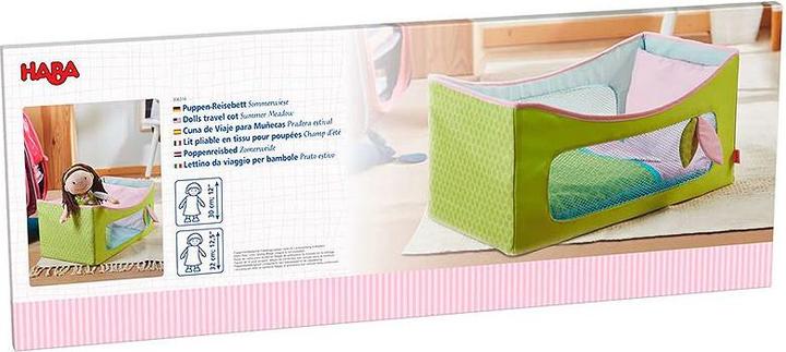 Produktbild Haba Puppen Reisebett Frühlingszauber