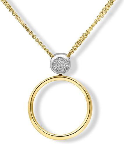 Breuning ANHÄNGER - BRILL. 0,141 Ct. H/si (585, - Gold)