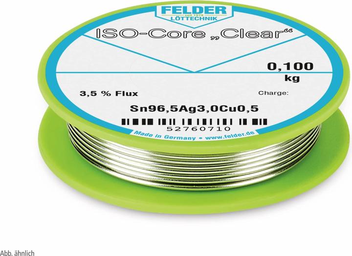 Image du produit Felder Lottechnik Clear SAC305, 0.10 kg, 0.5 mm (Kit de bobine de soudure)