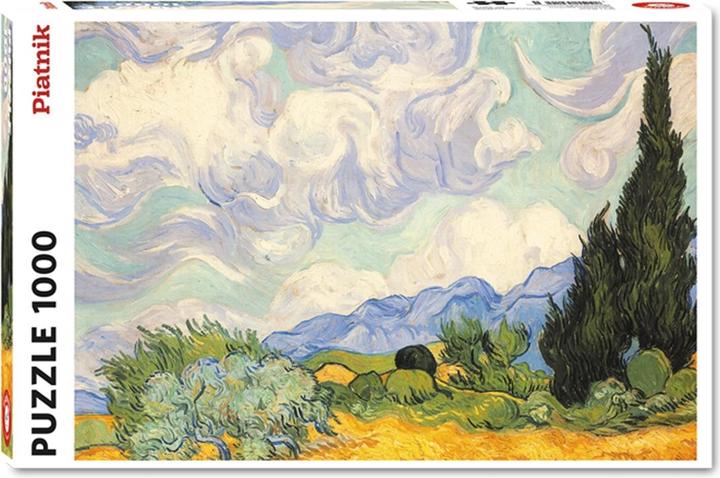 Piatnik Van Gogh, un champ avec des cyprès (1000 pièces)